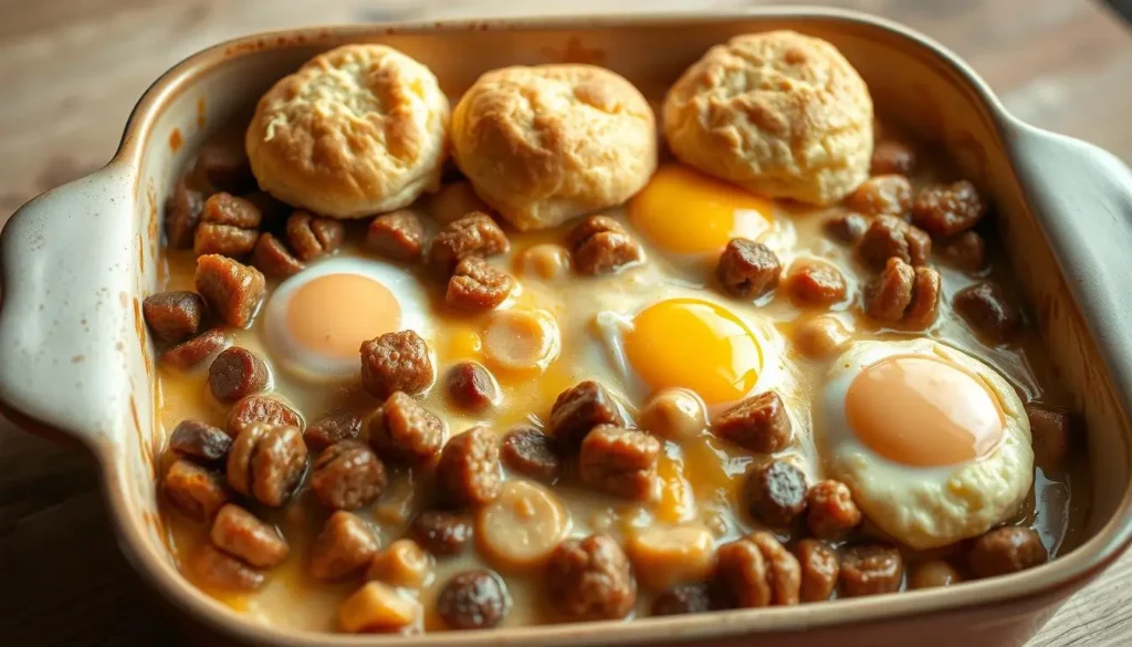 Sausage Egg Biscuit Casserole: Ultimate Comfort Food!