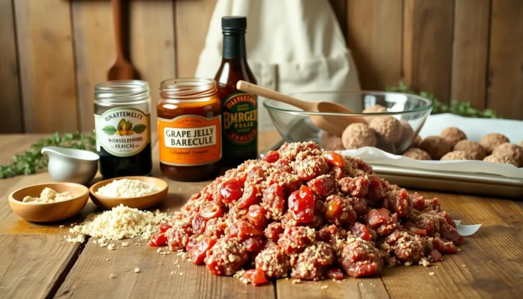 Meatballs with Grape Jelly: Savory BBQ Sauce Delight