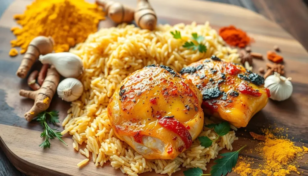 Tasty Turmeric Rice Chicken Dinner: A Weeknight Favorite