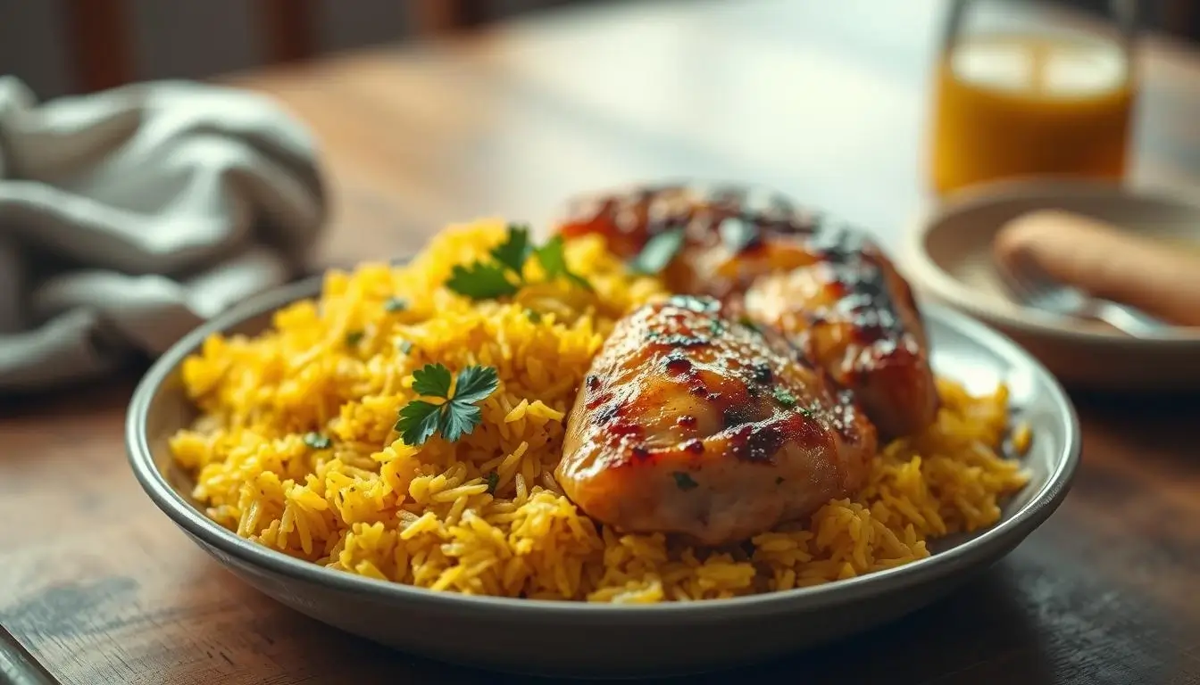Tasty Turmeric Rice Chicken Dinner: A Weeknight Favorite