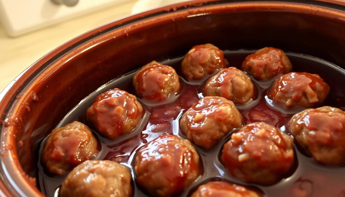 Meatballs Grape Jelly: Quick and Flavorful Slow Cooker Recipe