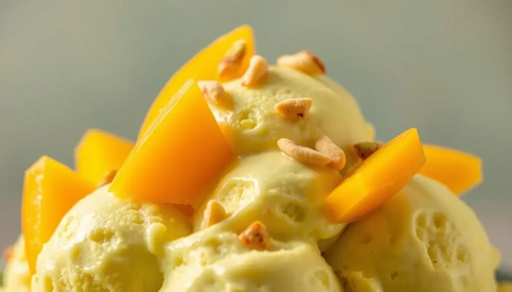 Pistachio Mango Ice Cream 