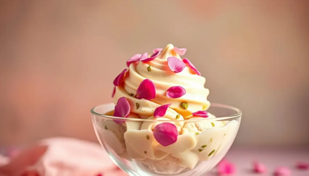 Rose Pistachio Cheesecake Ice Cream