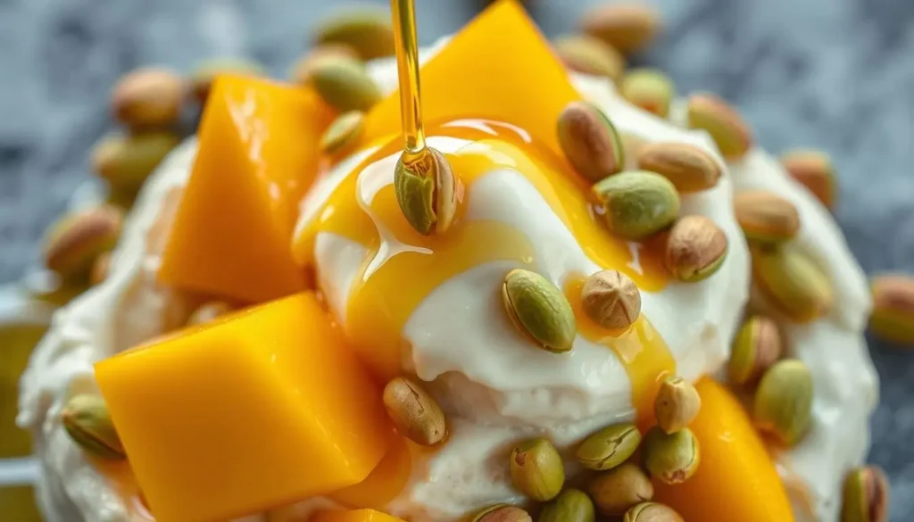 Pistachio Mango Ice Cream