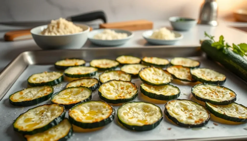 Crispy Baked Zucchini Chips: Healthy Snack Recipe