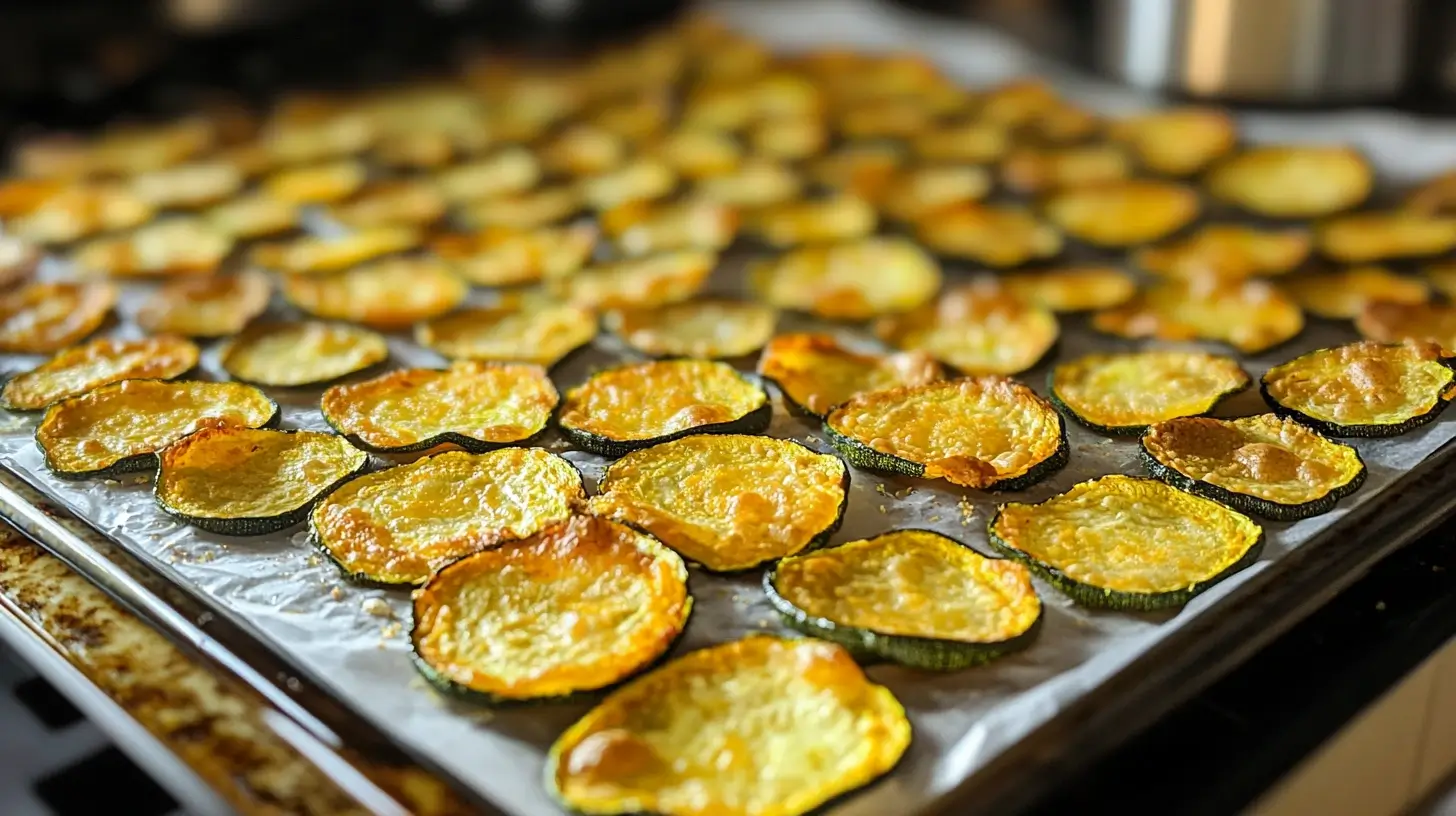 Crispy Baked Zucchini Chips