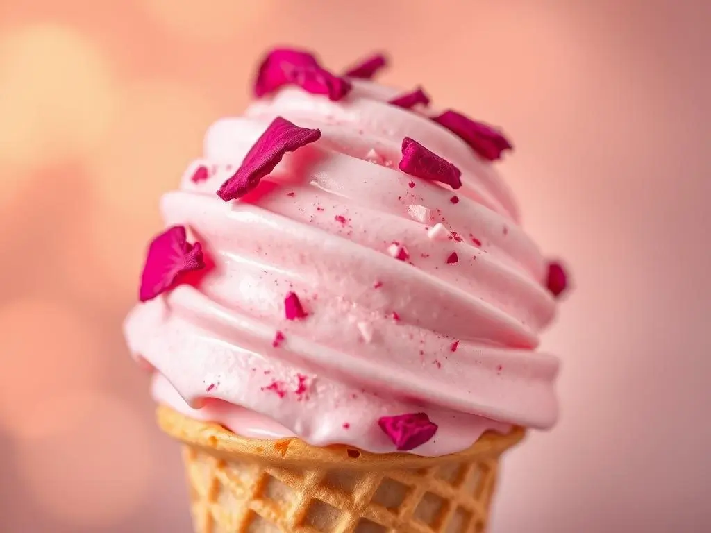 Rose Ice Cream