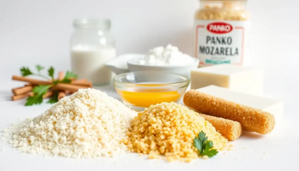 Crispy Mozzarella Sticks