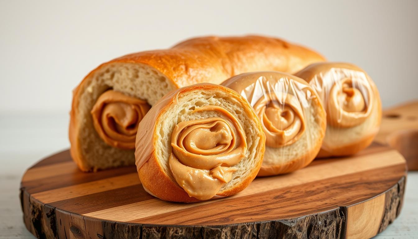Peanut Butter Toast Rolls