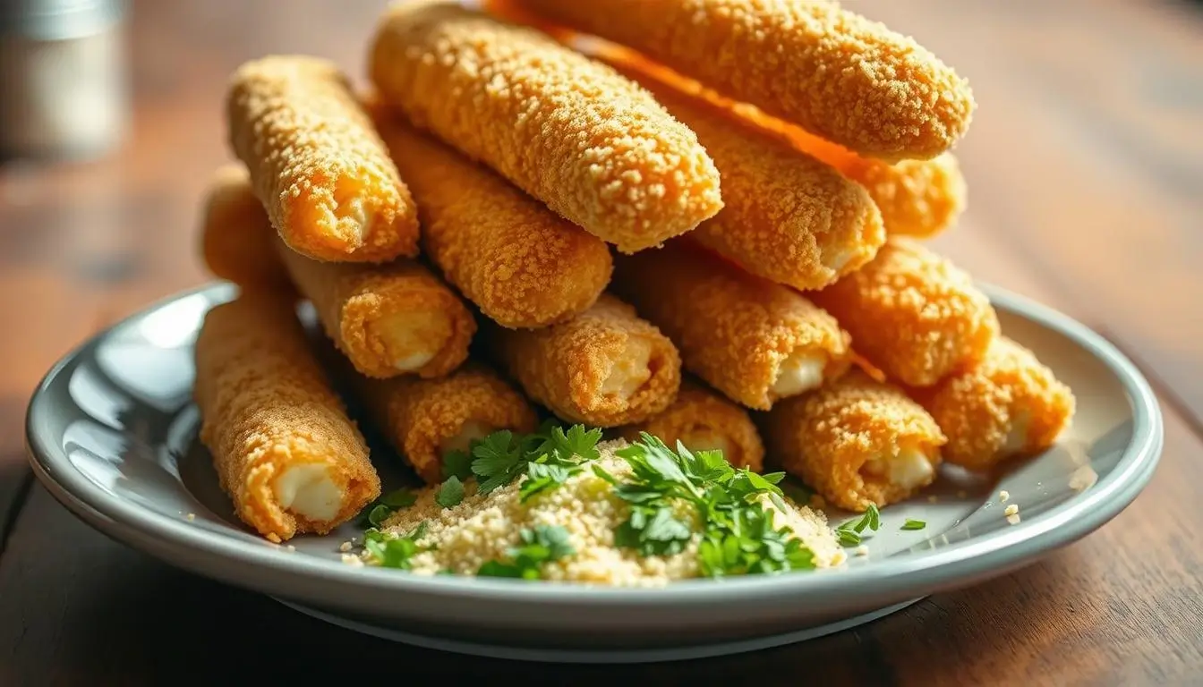 Crispy Mozzarella Sticks