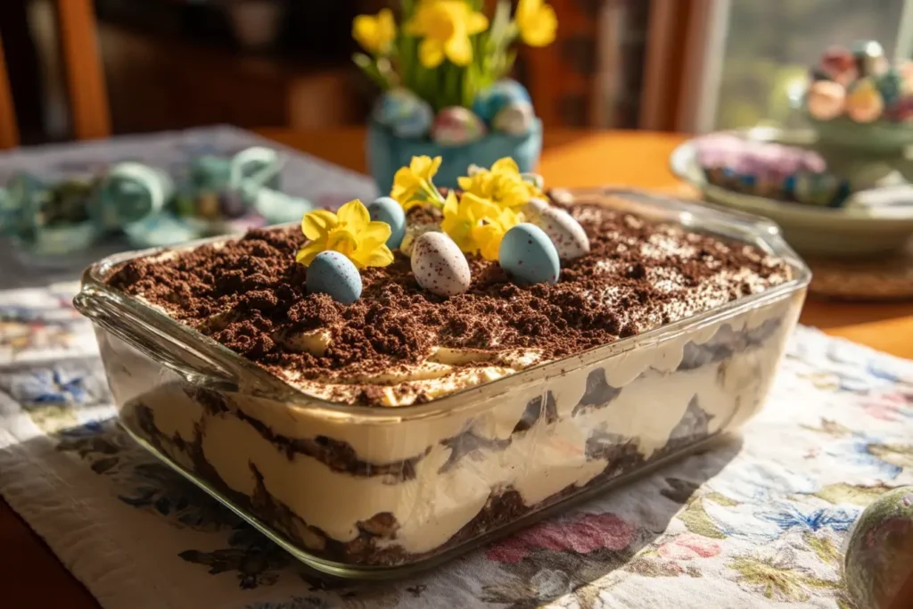 Easter Dirt Cake Casserole