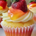 Fresh strawberry or mango slices
